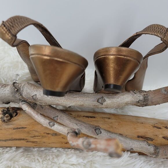 Cole haan micro wedge copper bronze sandals - Picture 3 of 8